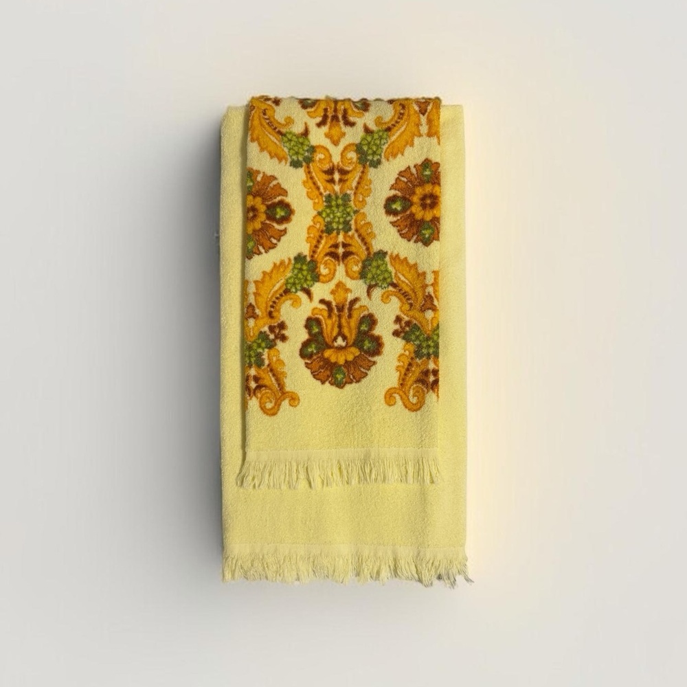 Vintage 70’s 2 Piece Cannon Face & Hand Towel Set
